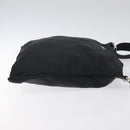 PRADA Shoulder Bag Nylon Black Silver Auth bs26852-3
