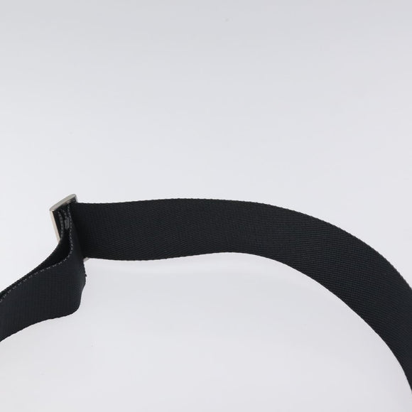 PRADA Shoulder Bag Nylon Black Silver Auth bs26852