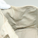 PRADA Canapa MM Hand Bag Canvas Beige Gold Auth bs26853-20