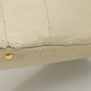 PRADA Canapa MM Hand Bag Canvas Beige Gold Auth bs26853-3