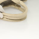 PRADA Canapa MM Hand Bag Canvas Beige Gold Auth bs26853-8