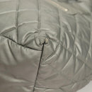 CHANEL Cococoon Tote Bag Nylon Gray Silver CC Auth bs26854-14