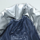 CHANEL Cococoon Tote Bag Nylon Gray Silver CC Auth bs26854-20