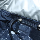 CHANEL Cococoon Tote Bag Nylon Gray Silver CC Auth bs26854-22