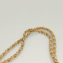 CHANEL Chain Shoulder Bag Lamb Skin Beige Gold CC Auth bs26856-8