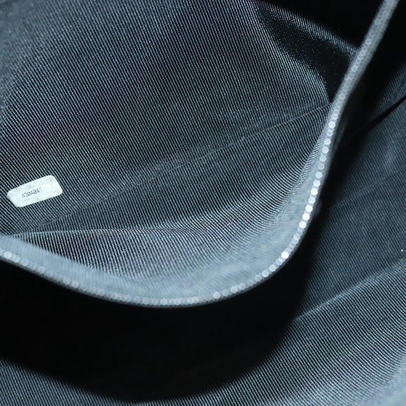 CHANEL Matelasse Shoulder Bag Enamel Black Gold CC Auth bs26857