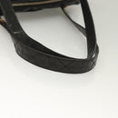 CHANEL Matelasse Shoulder Bag Enamel Black Gold CC Auth bs26857-7