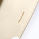 CHANEL Matelasse Chain Shoulder Bag Lamb Skin Beige Gold CC Auth bs26861-19