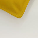 HERMES Bora Bora Pouch GM Canvas Yellow Silver Auth bs26874-15