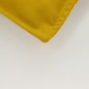 HERMES Bora Bora Pouch GM Canvas Yellow Silver Auth bs26874-14