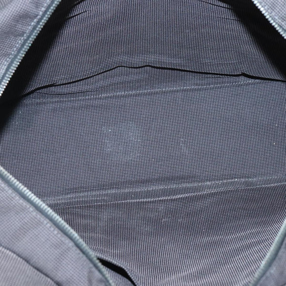 HERMES Her Line MM Hand Bag Canvas Gray Auth bs26875