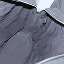 HERMES Her Line MM Hand Bag Canvas Gray Auth bs26875-17