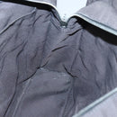 HERMES Her Line MM Hand Bag Canvas Gray Auth bs26875-18