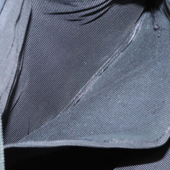 HERMES Her Line MM Hand Bag Canvas Gray Auth bs26875