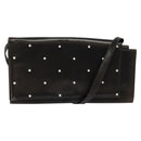 Gianni Versace Shoulder Bag Leather Brown Silver Auth bs26882-1