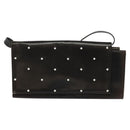 Gianni Versace Shoulder Bag Leather Brown Silver Auth bs26882-2