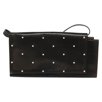 Gianni Versace Shoulder Bag Leather Brown Silver Auth bs26882 - 0