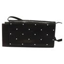 Gianni Versace Shoulder Bag Leather Brown Silver Auth bs26882-2
