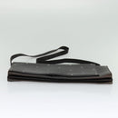 Gianni Versace Shoulder Bag Leather Brown Silver Auth bs26882-9