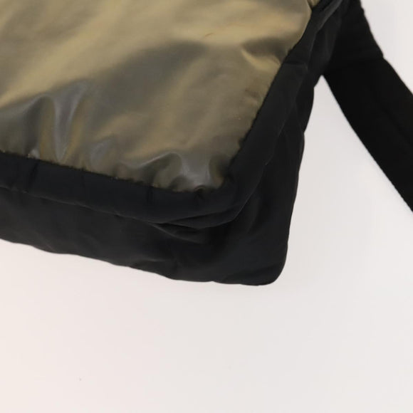 PRADA Sports Shoulder Bag Nylon Black Silver Auth bs26885