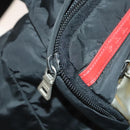 PRADA Sports Shoulder Bag Nylon Black Silver Auth bs26885-20
