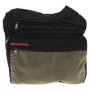 PRADA Sports Shoulder Bag Nylon Black Silver Auth bs26885-13