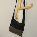 PRADA Sports Shoulder Bag Nylon Black Silver Auth bs26885-22