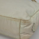 PRADA Hand Bag Nylon White Auth bs26886-9