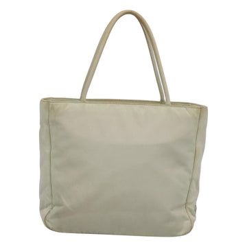 PRADA Hand Bag Nylon White Auth bs26886 - 0