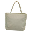 PRADA Hand Bag Nylon White Auth bs26886-2