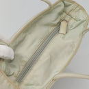 PRADA Hand Bag Nylon White Auth bs26886-6