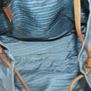 PRADA Shoulder Bag Nylon Light Blue Silver Auth bs26887-9