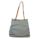 PRADA Shoulder Bag Nylon Light Blue Silver Auth bs26887-13