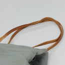 PRADA Shoulder Bag Nylon Light Blue Silver Auth bs26887-14