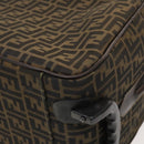 FENDI Zucca Canvas Carry Case Suitcase Black Brown Auth bs26889-20