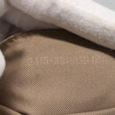 FENDI Zucchino Canvas Hand Bag Nylon Beige Silver Auth bs26890-12