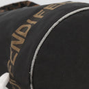 FENDI Hand Bag Nylon Black Brown Auth bs26891-11