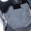 FENDI Hand Bag Nylon Black Brown Auth bs26891-15