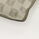 LOEWE Anagram Shoulder Bag PVC Gray Gold Auth bs26893-17