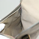 LOEWE Anagram Shoulder Bag PVC Gray Gold Auth bs26893-19