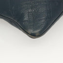 VERSACE Shoulder Bag Leather Blue Auth bs26901-9