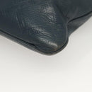 VERSACE Shoulder Bag Leather Blue Auth bs26901-14