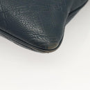 VERSACE Shoulder Bag Leather Blue Auth bs26901-16