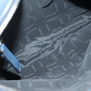 VERSACE Shoulder Bag Leather Blue Auth bs26901-11