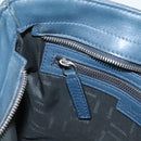 VERSACE Shoulder Bag Leather Blue Auth bs26901-21