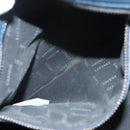 VERSACE Shoulder Bag Leather Blue Auth bs26901-22