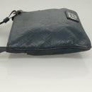 VERSACE Shoulder Bag Leather Blue Auth bs26901-4