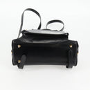 Gianni Versace Backpack Enamel Black Gold Auth bs26902-5