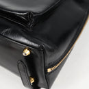 Gianni Versace Backpack Enamel Black Gold Auth bs26902-14