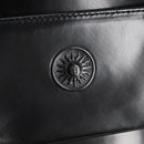 Gianni Versace Backpack Enamel Black Gold Auth bs26902-17